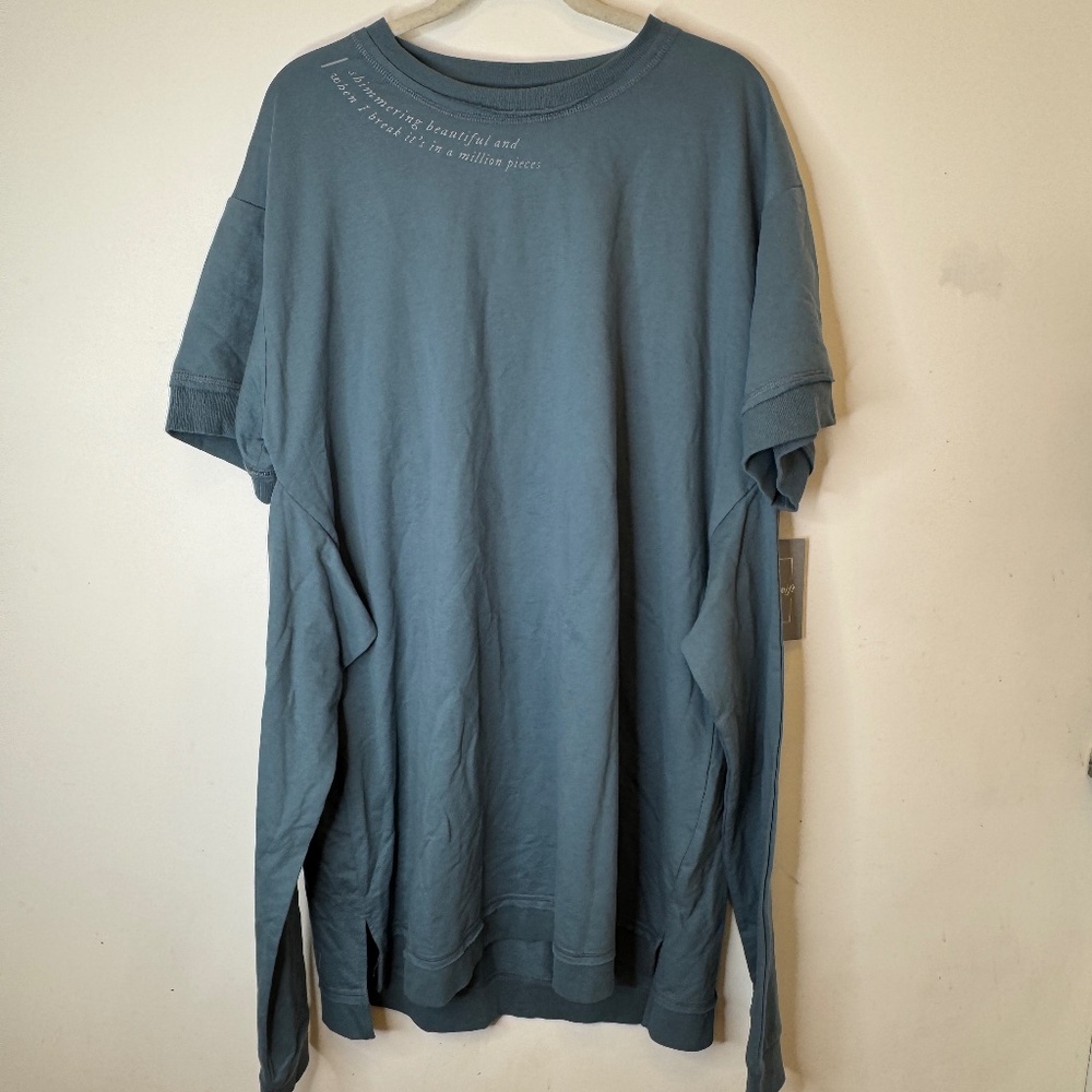 Taylor Swift Mirrorball Tunic Sweatshirt Dress XXL Folklore Era Tour Merch NWT